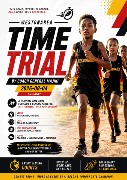 Westonarea time trial - Coach General Majiki
